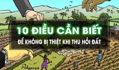 10 điều cần biết để không bị thiệt khi thu hồi đất